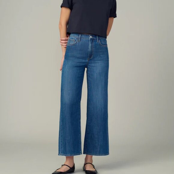 Joe's Jeans Mia High Rise Wide Leg Denim - Size 27 - Picture 2 of 9